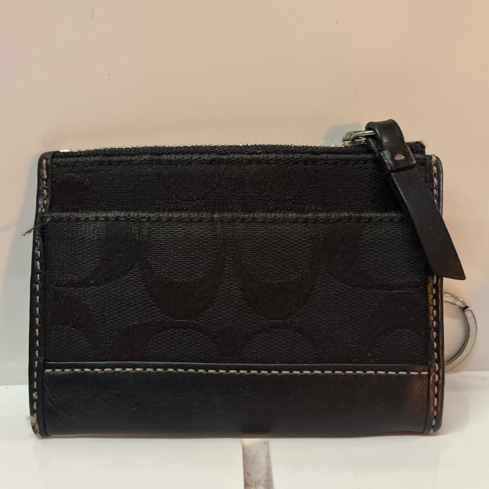 Coach Signature Mini Skinny ID holder/coin purse - Picture 2 of 3